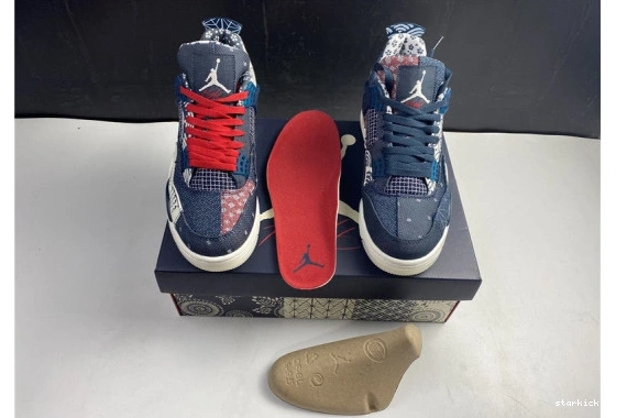 4 Jordan Air Retro Sashiko CW0898-400 CW0898-400 SE 0728